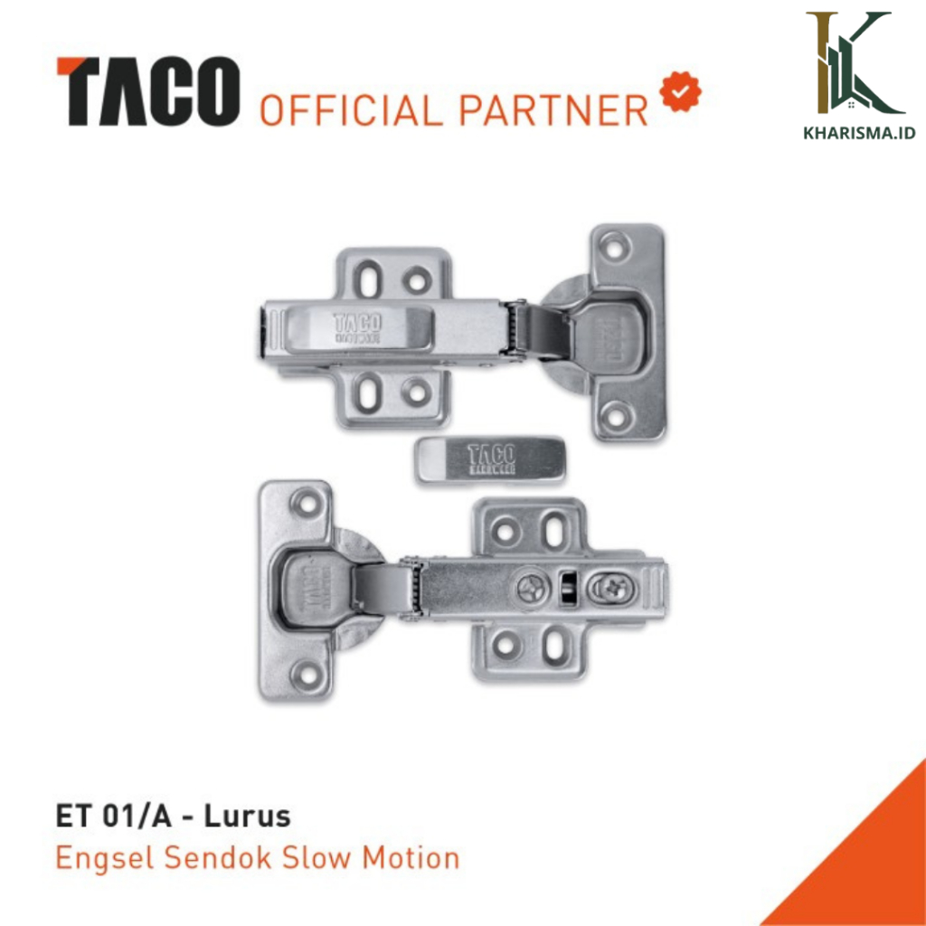 1 Pasang TACO Engsel Sendok Slow Motion / Engsel Sendok Slow Motion