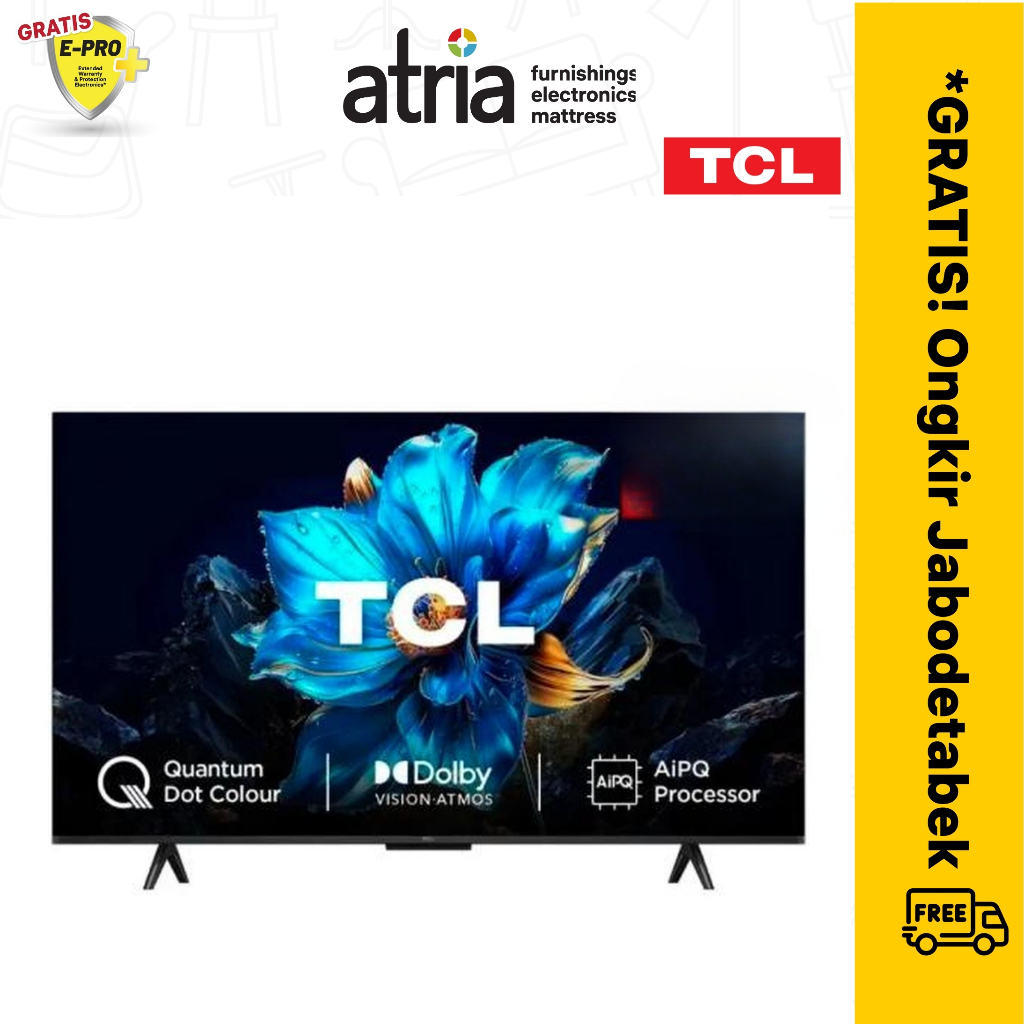 TCL 4K HDR Google TV 75 Inch P6K MEMC HVA Panel 75P6K
