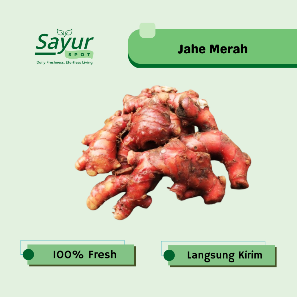 Jahe Merah Segar / Sayur Bekasi | Sayur Spot Bekasi