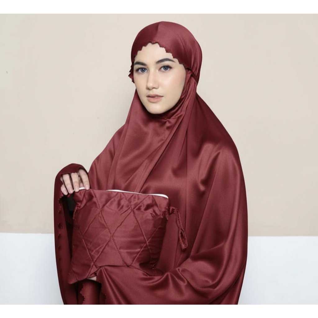 Mukena Dewasa Najwa | Mukena Silk Premium | Mukena Dewasa Adem Halus dan Lembut