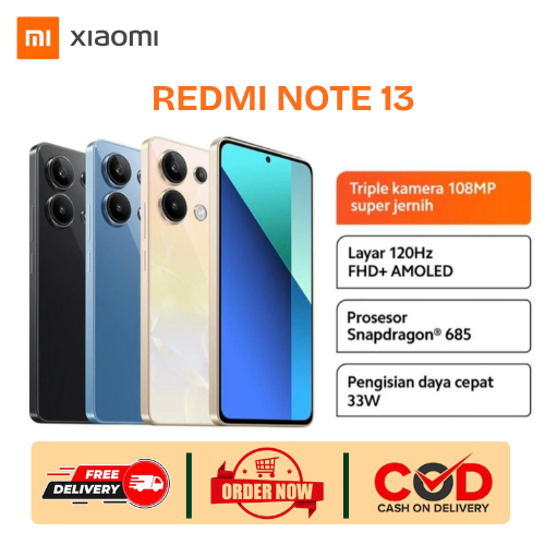 Xiaomi Redmi Note 13 4G 8/256GB - Prosesor Snapdragon 685