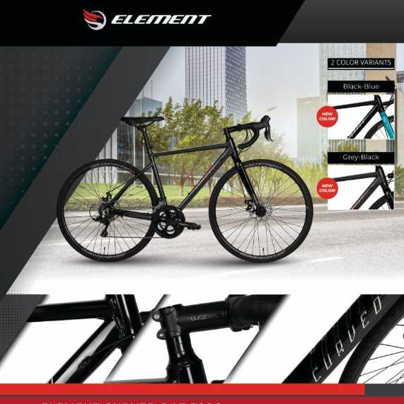 Sepeda RoadBike Element Curved 8 LT 700C Sepeda Balap Roadbike Element Curved 8 LT 700C