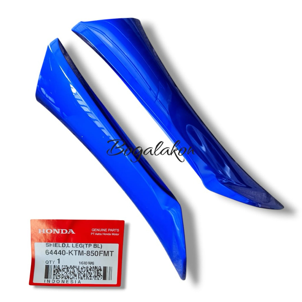 Sayap luar supra x 125 old sepasang warna biru ktm original ahm