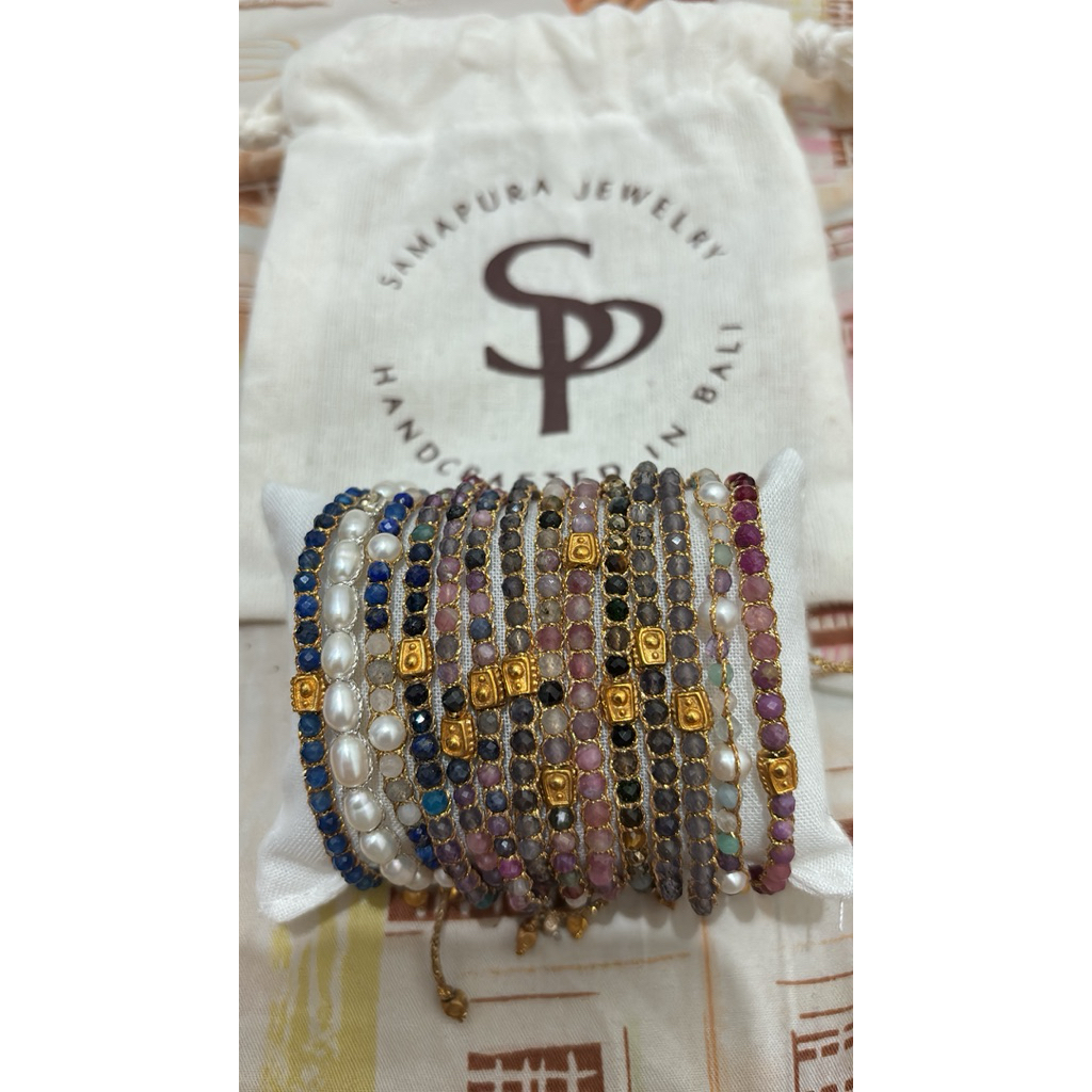 bracelet crystal samapura jewelry bali ori