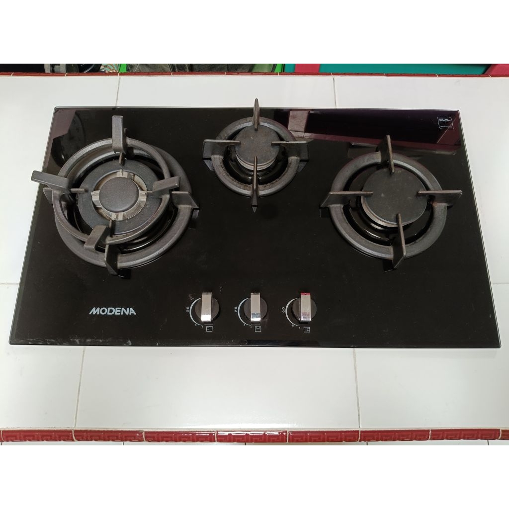 Preloved Kompor tanam Modena 3 tungku BH 1935