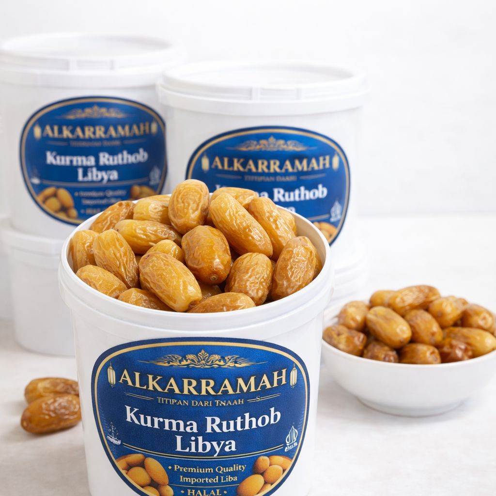 Kurma Ember Ruthob Madu 750gr | Kurma Tunisia Madu | Kurma Tunisia Ruthob | Kurma Ember Alkarramah