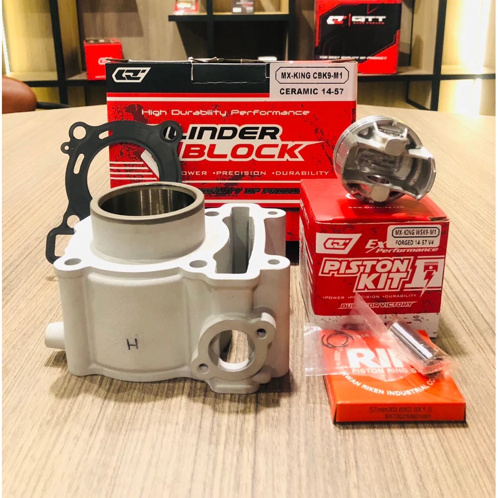 Block Seher Set Piston Cylinder QTT Mx King Jupiter Mx Ceramic 57mm