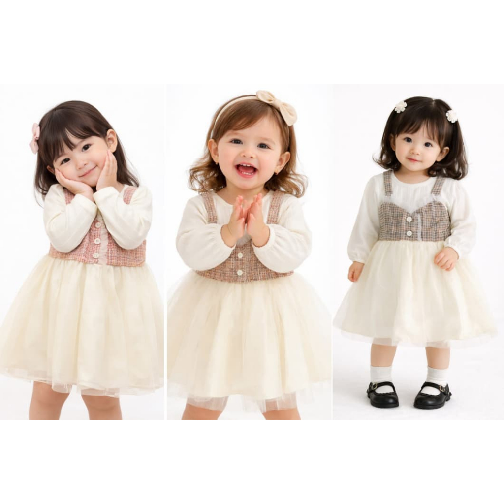 Rok Tutu Anak / Setelan Dress Anak / Rok Pendek Bayi Amena / Rok Tutu Import/ Rok Tile Bayi Bunga