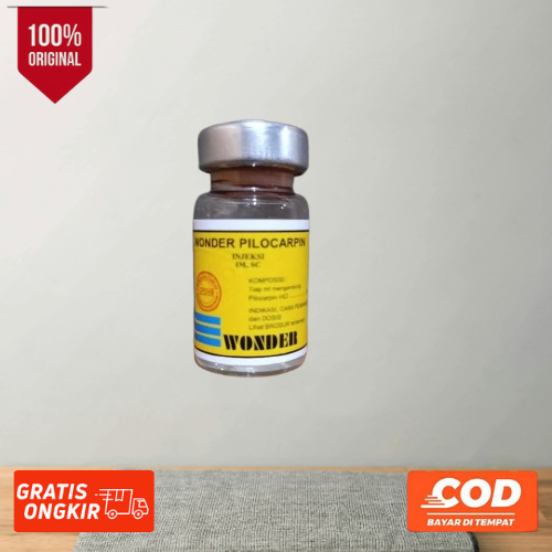 Pilocarpin Injeksi 5ml Wonder Perawatan Pencernaan dan Rumen Ternak