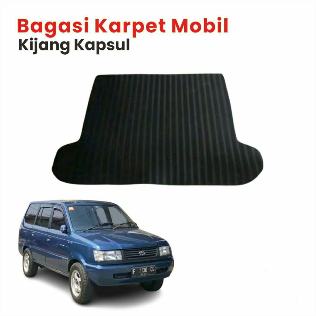 Karpet bagasi khusus mobil kijang kapsul/ karpet alas bagasi mobil kijang kapsul  presisi pas sempur