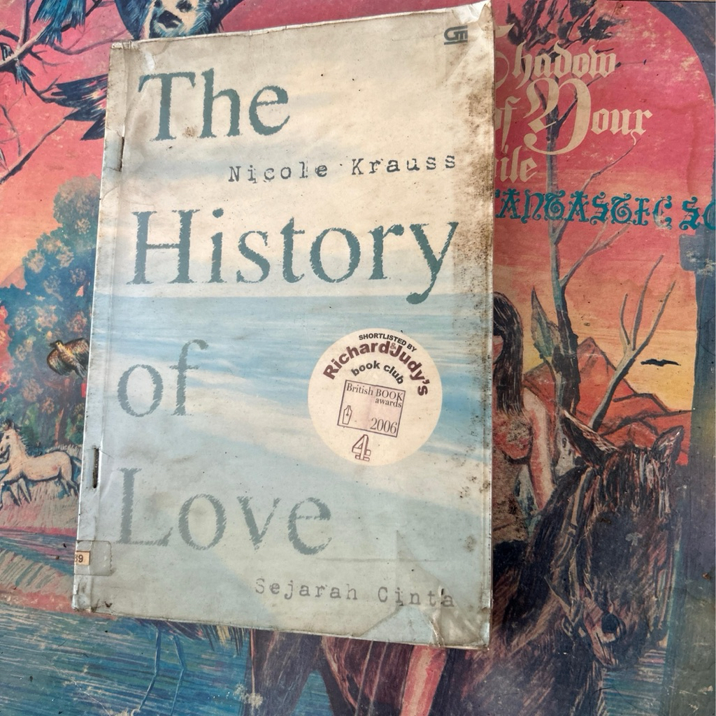 Buku the history of love - sejarah cinta - nicole krauss