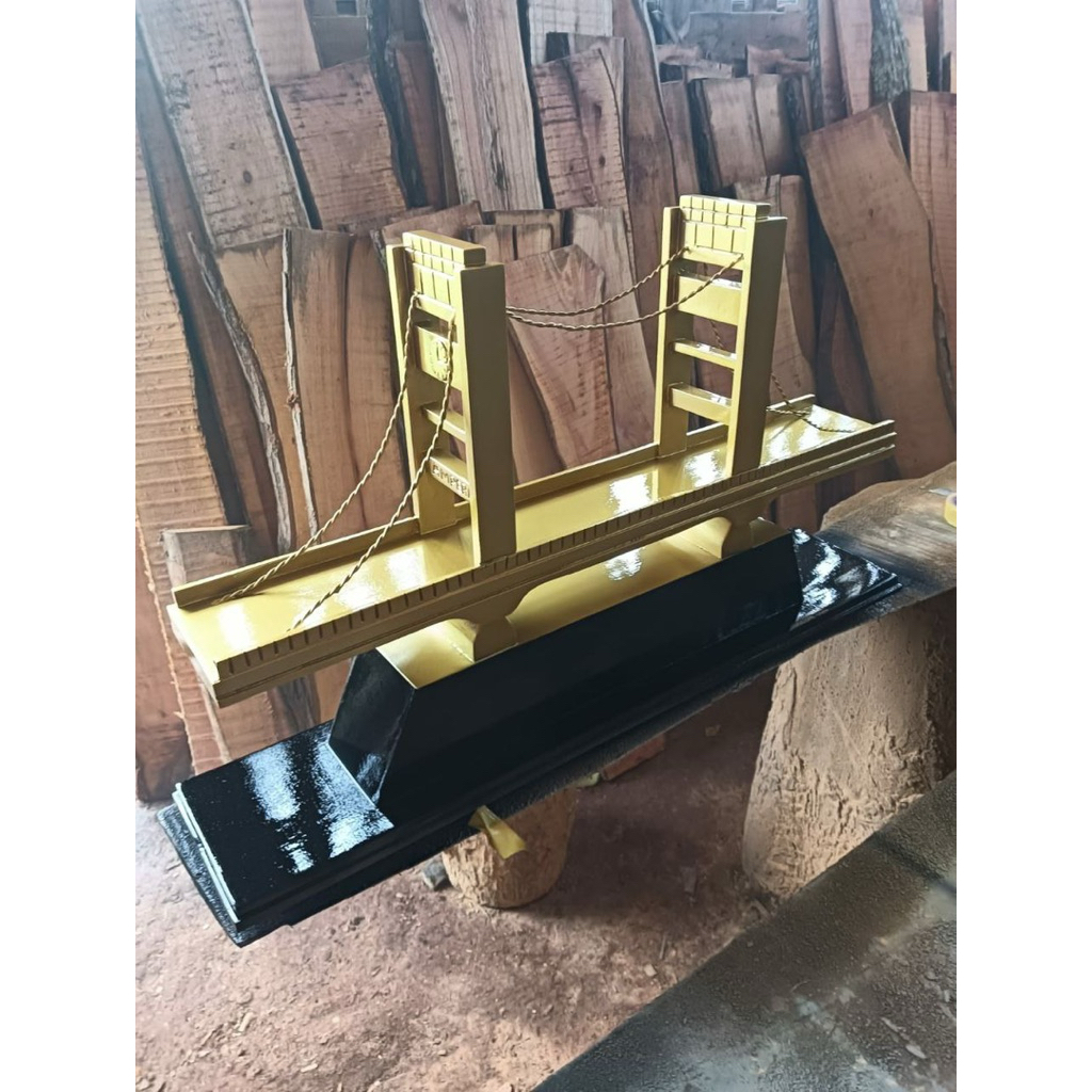 Miniatur Jembatan Ampera I (1 pcs) I Material kayu dan sejenisnya