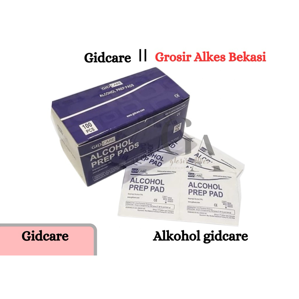 Alkohol Swab Gidcare isi 100 pcs Harga/Box