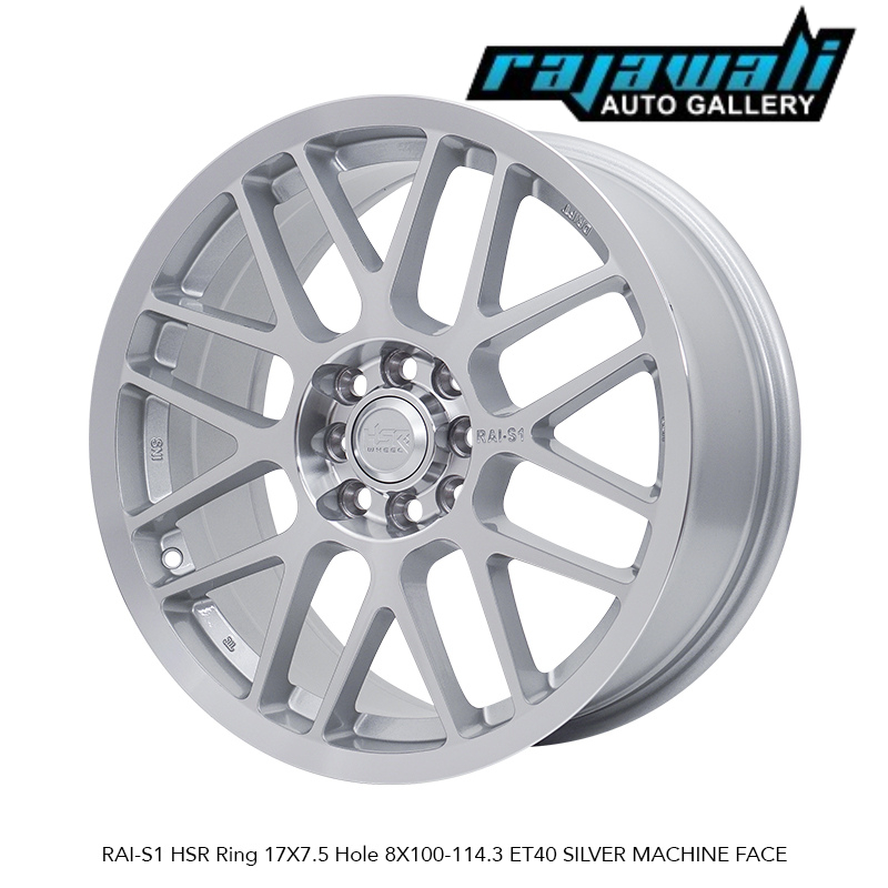 VELG MOBIL RING 17 HSR RAI-S1 LEBAR 7,5 BUAT MOBIL BYD ATTO1 AVANZA XENIA LIVINA MOBILIO FREED DLL