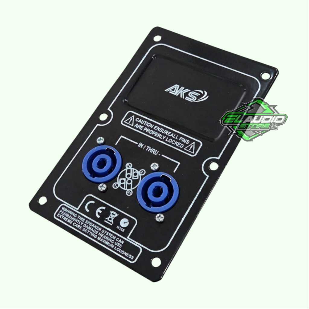Paket Terminal Plat Spikon Bahan Plat Tebal + Soket Spikon / Panel Spikon Datar
