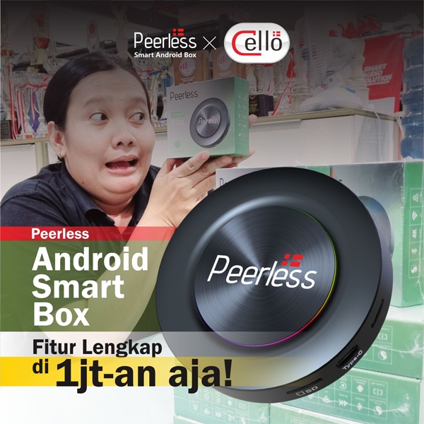 CELLO Peerless Android Box 8/128GB – Smart Multimedia Mobil Plug & Play