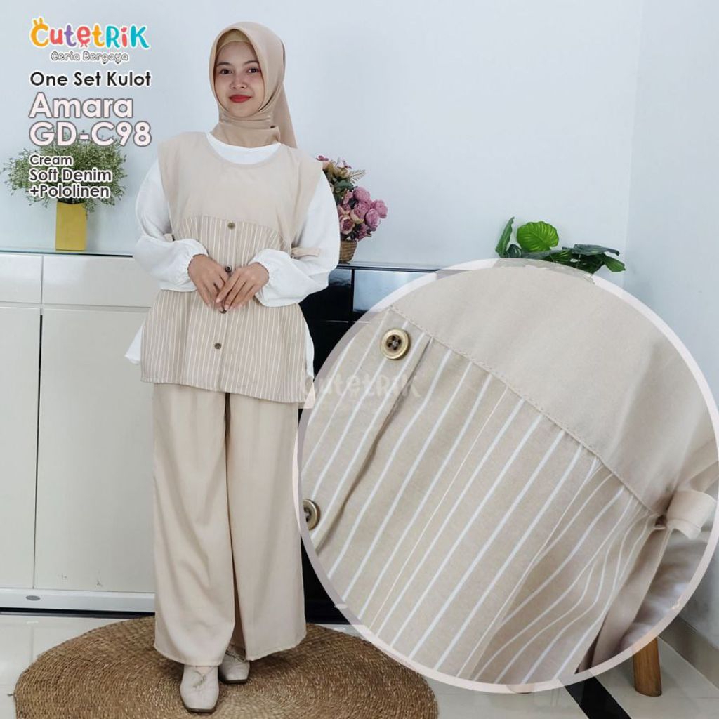 v4 SET KULOT TUNIK CUTETRIK TERBARU ANAK PEREMPUAN REMAJA TANGGUNG TERBARUn