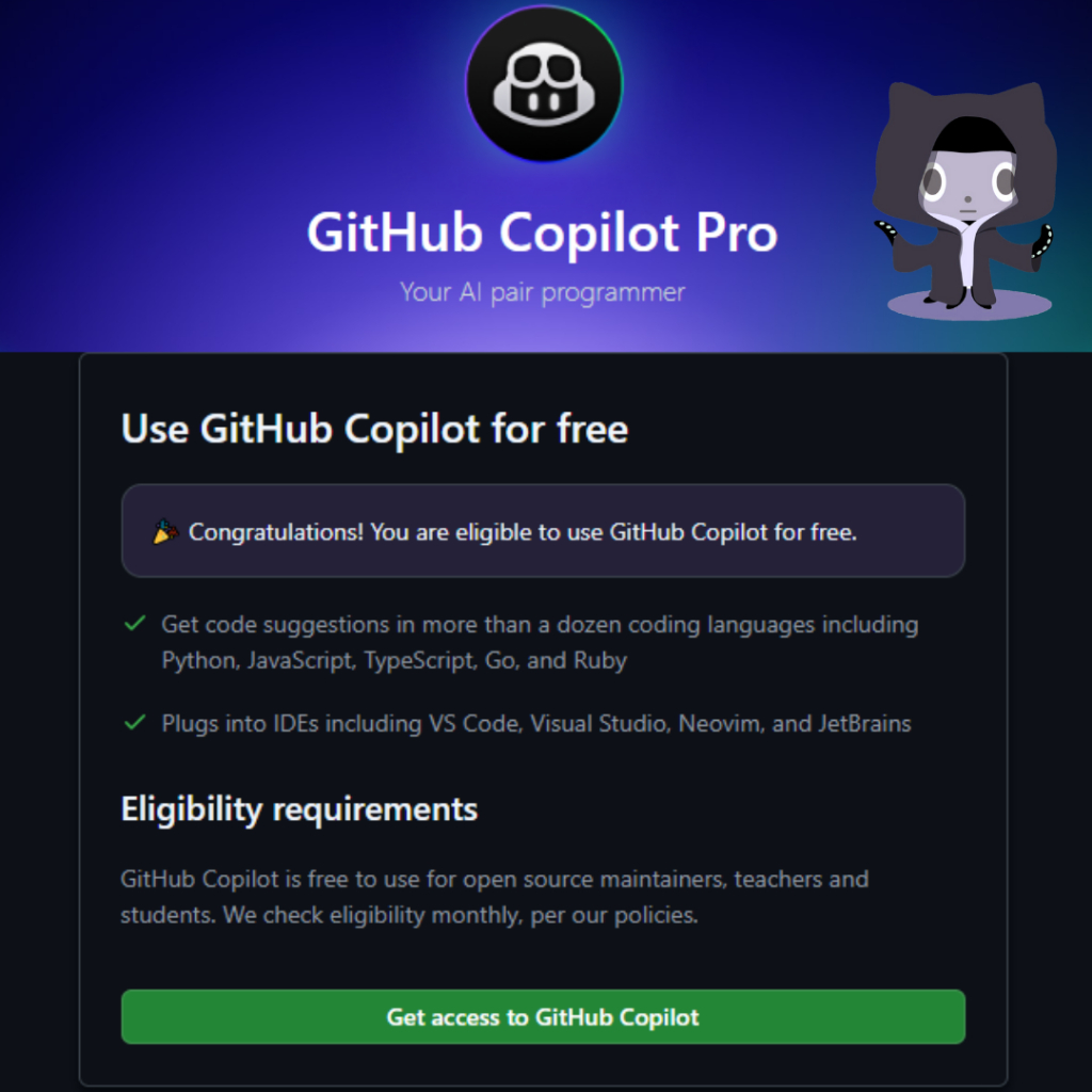 Github Copilot Private 1 Tahun