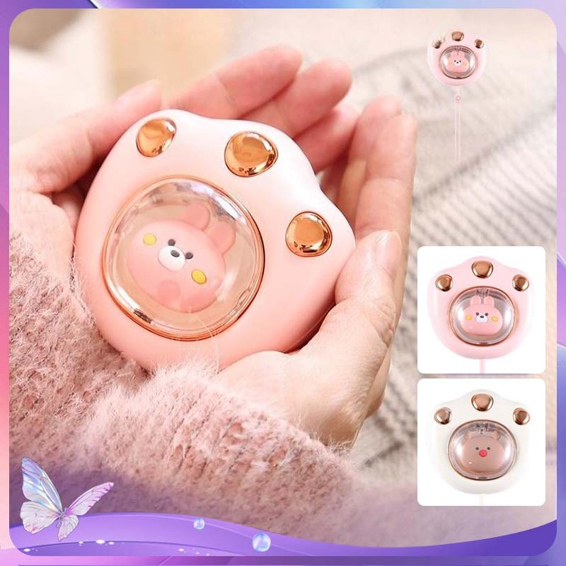 USB Rechargeable Bentuk Cakar Hand Warmer Rechargeable Alat Penghangat Tangan