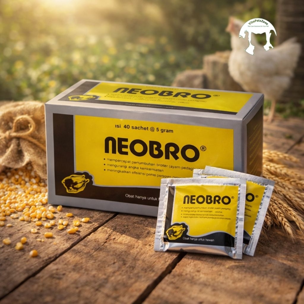 NEOBRO VITAMIN PENGGEMUK AYAM PEDAGING NEOBRO AYAM MEDION