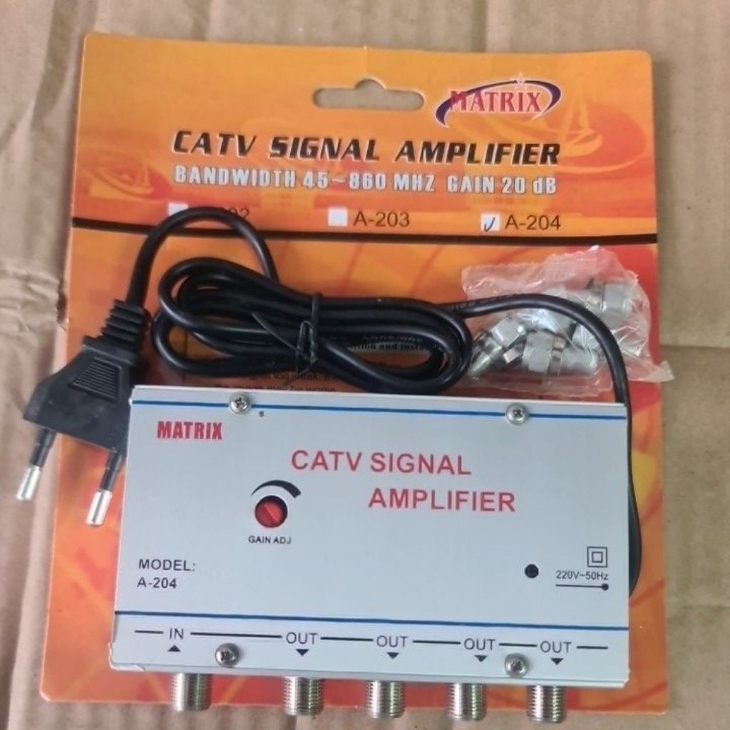 CATV Signal Amplifier Matrix A204