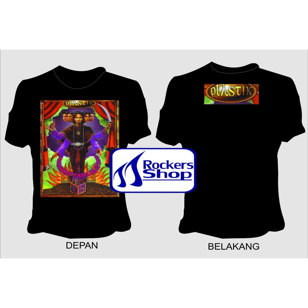 KAOS PLASTIK BAND ALBUM DENGARKAN PADA SAAT TENANG SINGLE HITS BINTANG KECIL DIANTARA RAHASIA HARUS 