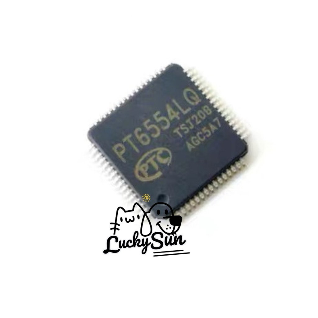 IC ic PT6554LQ ic PT6554 CPU PT6554LQ Original LCD Display Controller Rig Kenwood TM271 TM281
