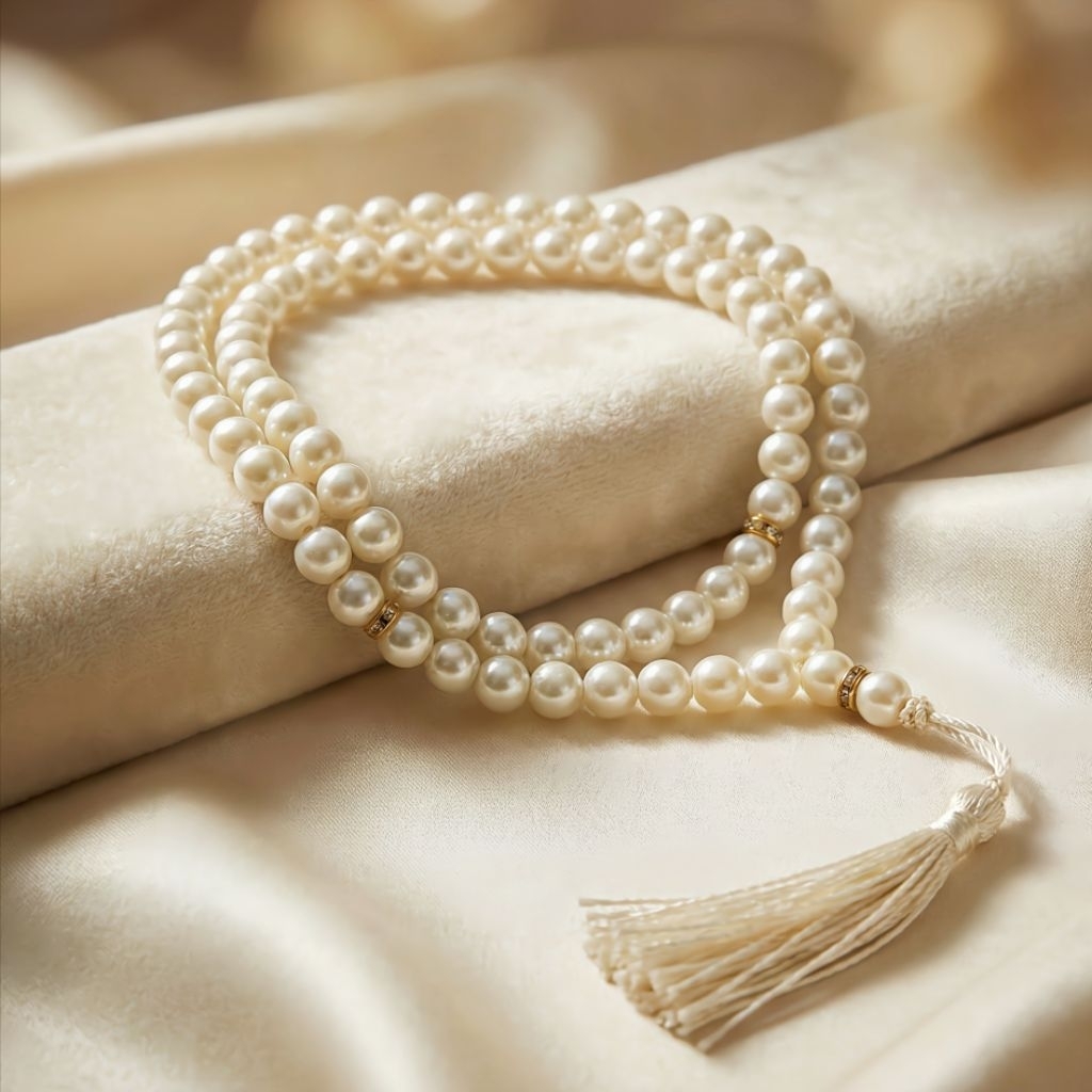 Tasbih Mutiara Isi 99 / Tasbih Mutiara Turky / Tasbih Murah /  Souvenir Pernikahan / Souvenir Umroh