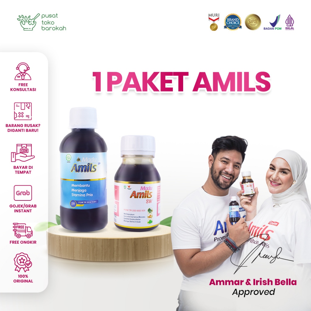 Madu Amils Original Promil Aman Halal Dan Herbal Untuk Kesuburan Dan Program Hamil Suami Istri