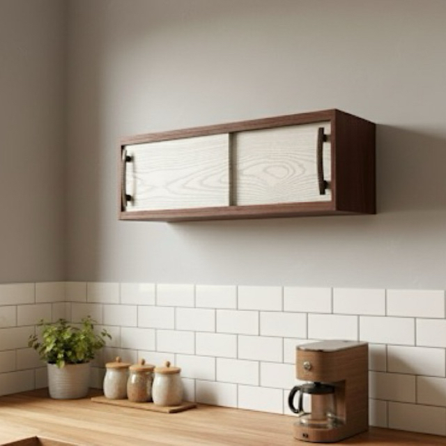 Rak Pintu Sliding Minimalis Serbaguna/ Rak kitchen set mini/ Rak tv/ Rak dapur / Rak kayu asli/ Rak 