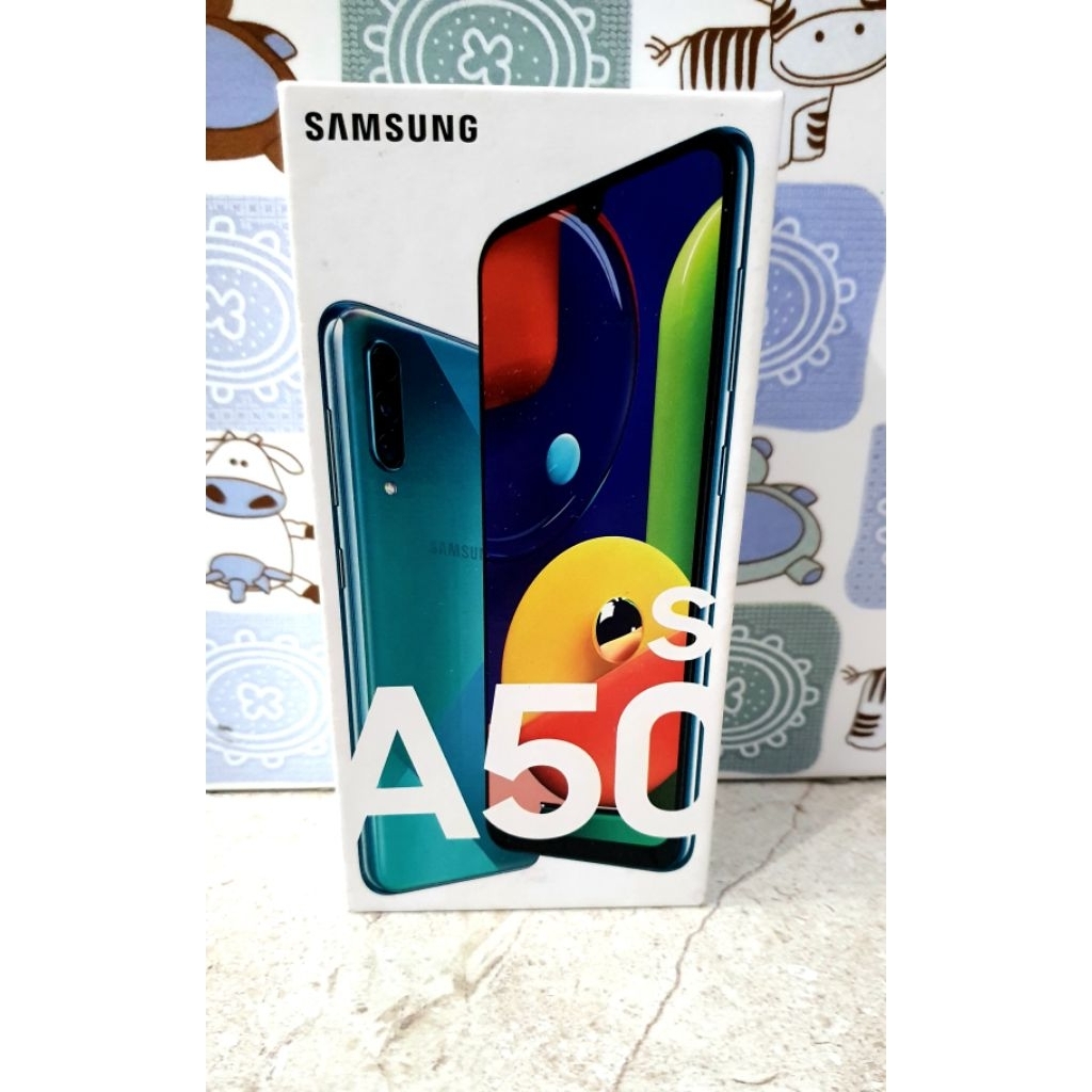 HP SAMSUNG A50s Ram 6gb memory 128gb ~ full set free earphone ~ second