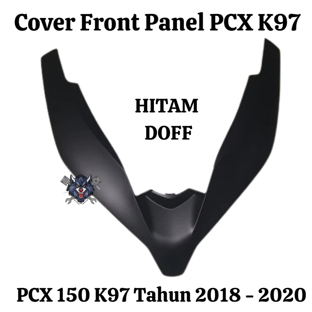 Cover Front Panel Depan PCX K97 150 2018 -  2020 Hitam Doff