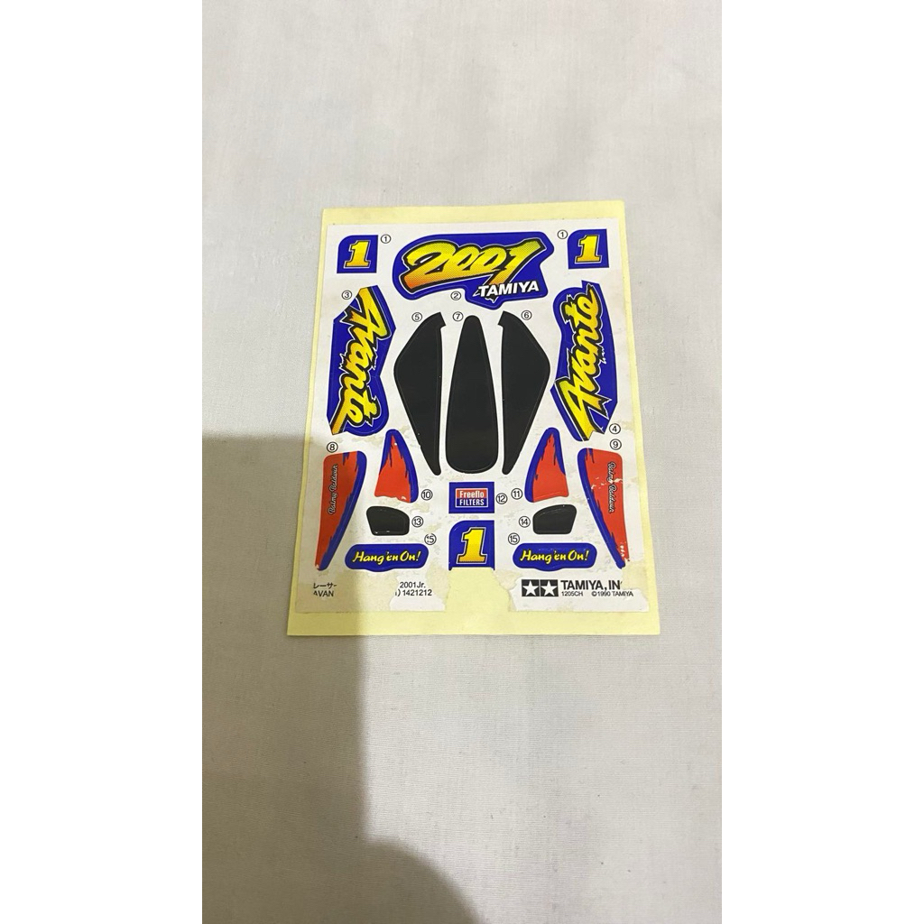 Tamiya Decal Avante 2001