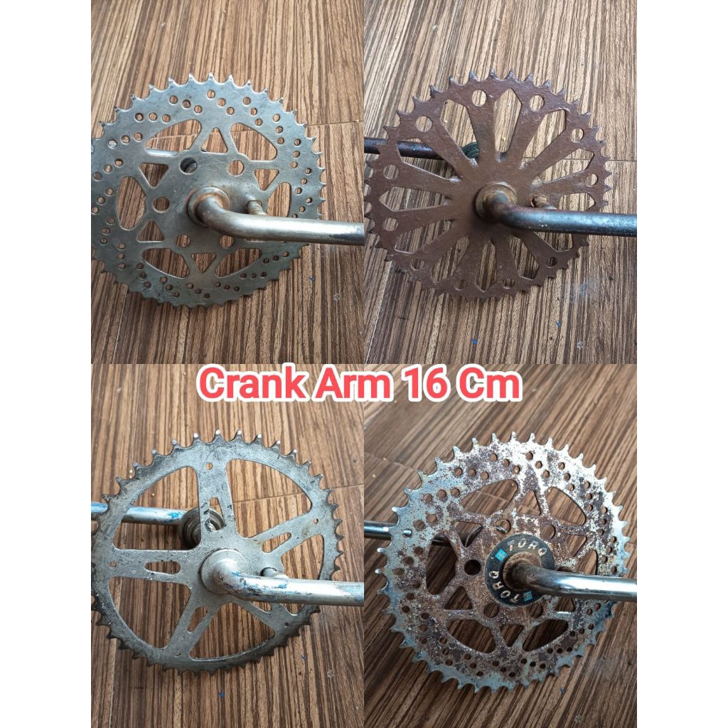 Crank BMX Roda 20 Arm 16 Cm