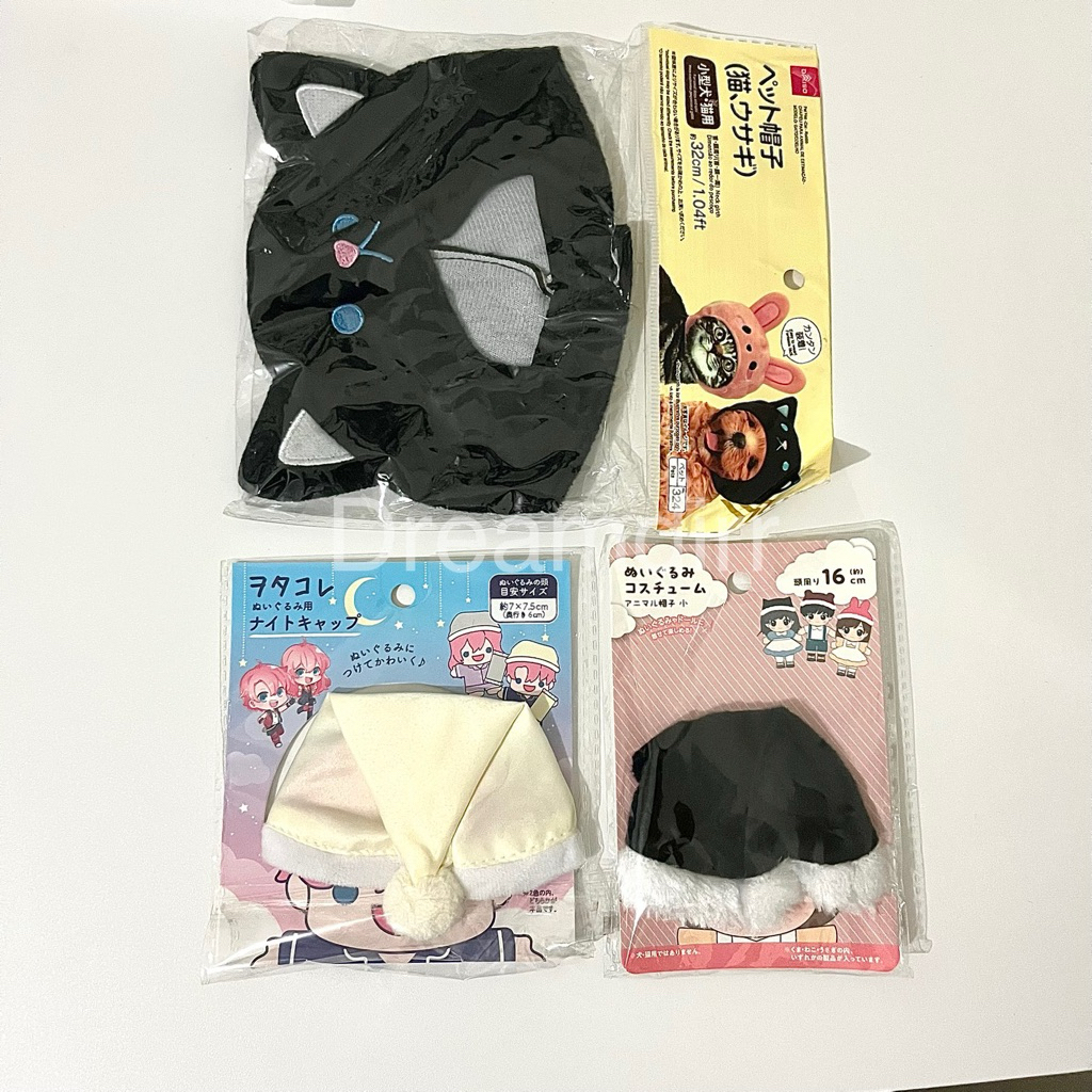 [READY STOCK] ACCESSORIES DOLL SERIA/DAISO ORIGINAL JAPAN FOR 10cm PLUSH DOLL 15cm ACC KUCING