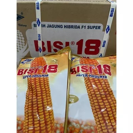 TERBUKTI DAN TERJI Benih Jagung HIBRIDA F1 SUPER BISI 18 1 Kg Exp 15-05 2027 (asli)