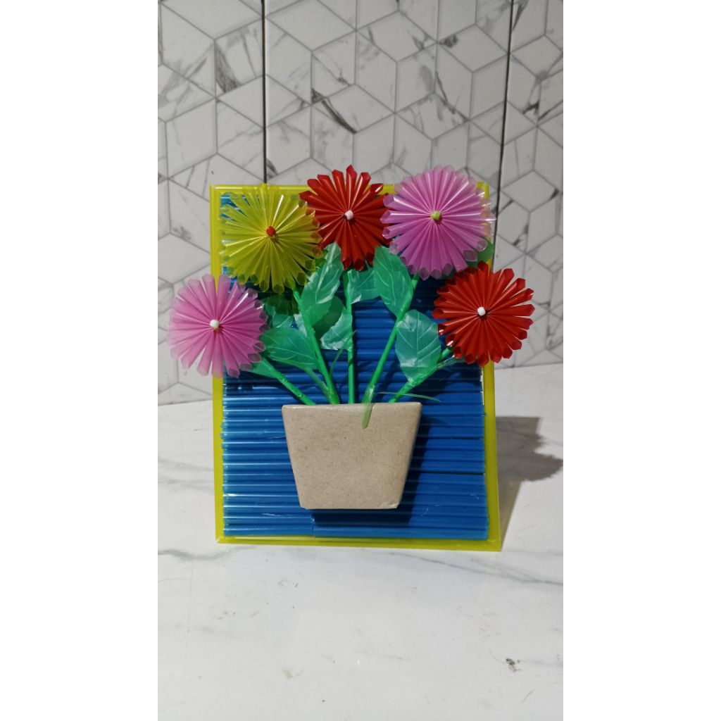 Prakarya Dari Sedotan | Kerajinan Tangan untuk anak SD | kerajinan Daur Ulang