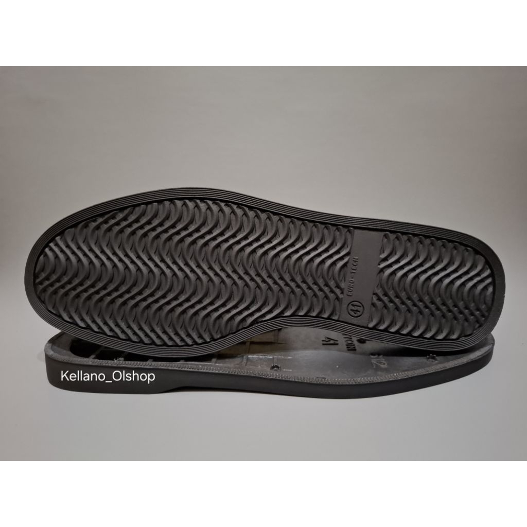 Outsole Sepatu Brodo -Sole Sepatu Pantofel Formal Model Brodo Anti-Slip Size 39-44