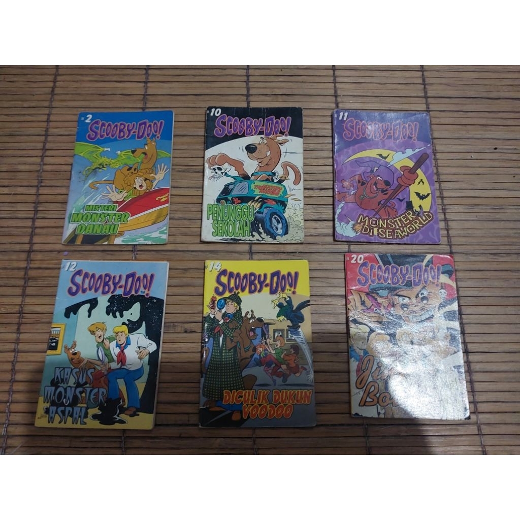 [Set] Komik Mini Scooby Doo vol 2, 10, 11, 12, 14, 20 Preloved