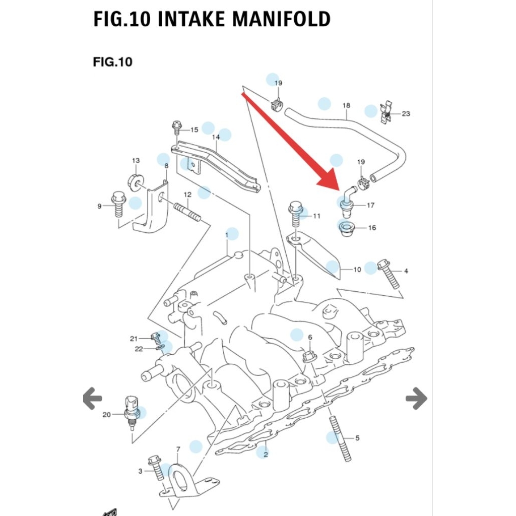 Valve PCV Suzuki Carry Futura Injection APV Mega Carry Original