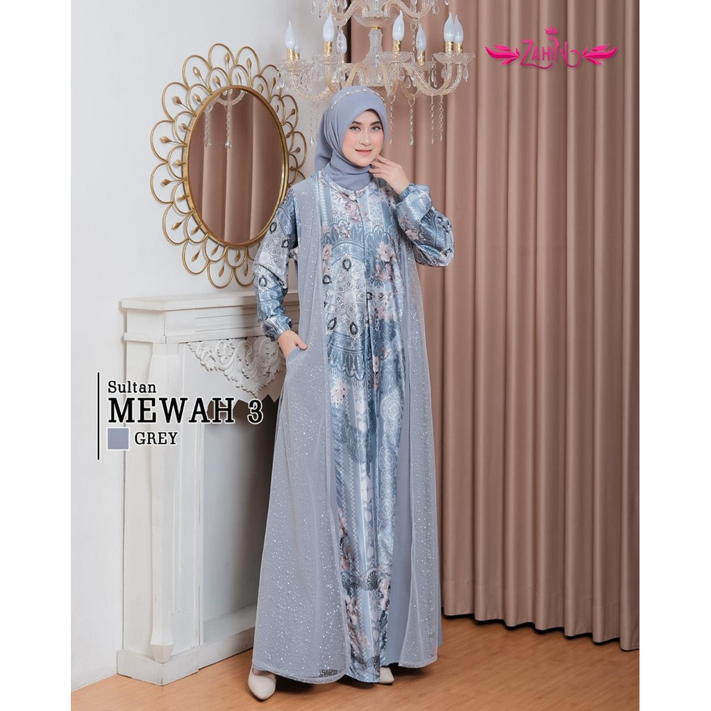 GAMIS BY ZAHIN COLLECTION/ DRESS TERBARU MOTIF/ GAMIS ZAHIN TERBARU/ GAMIS PESTA MODEREN MURAH TERBA