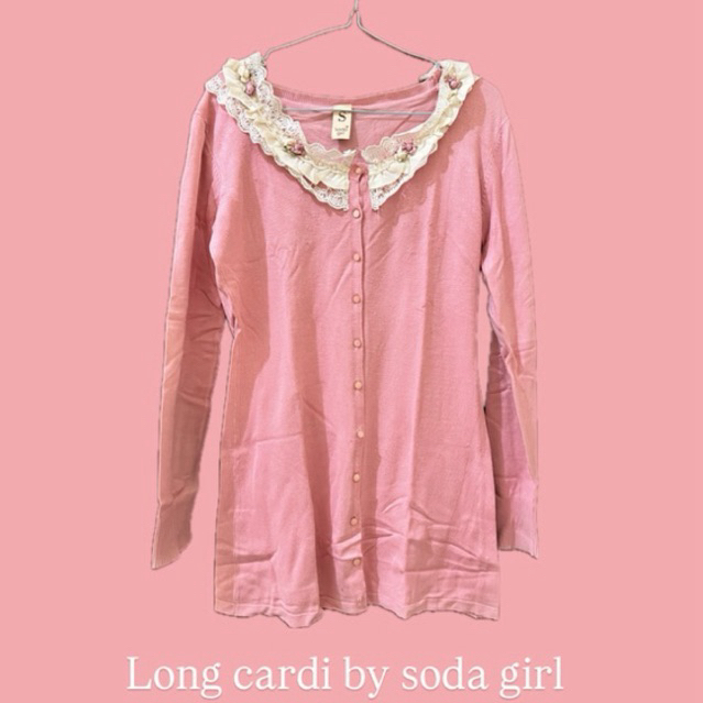 long cardi by soda girl