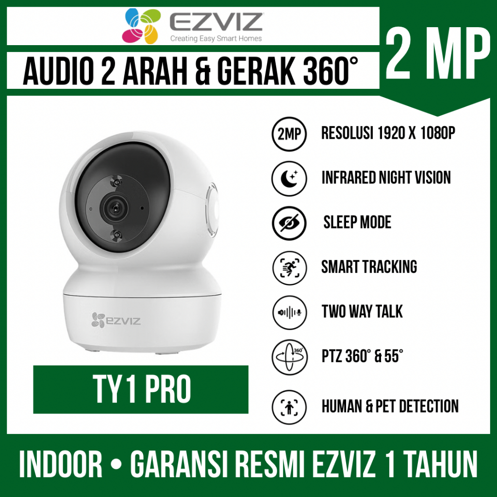 Ezviz 2MP 3MP 4MP 5MP 8MP Indoor Kamera Wifi CCTV Wireless