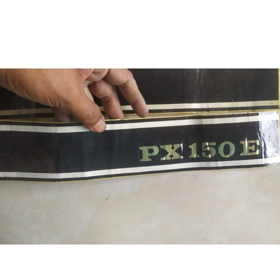sticker decal stiker tepong kanan kiri PX150E vespa PX PXE  NOS