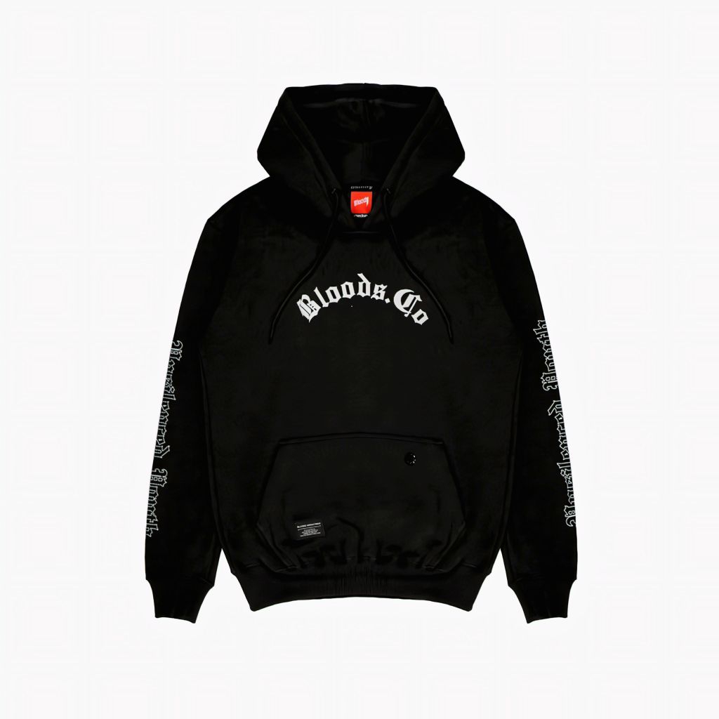 HOODIE SWEATER BLOODS TRIBUTE BLACK ORIGINAL.