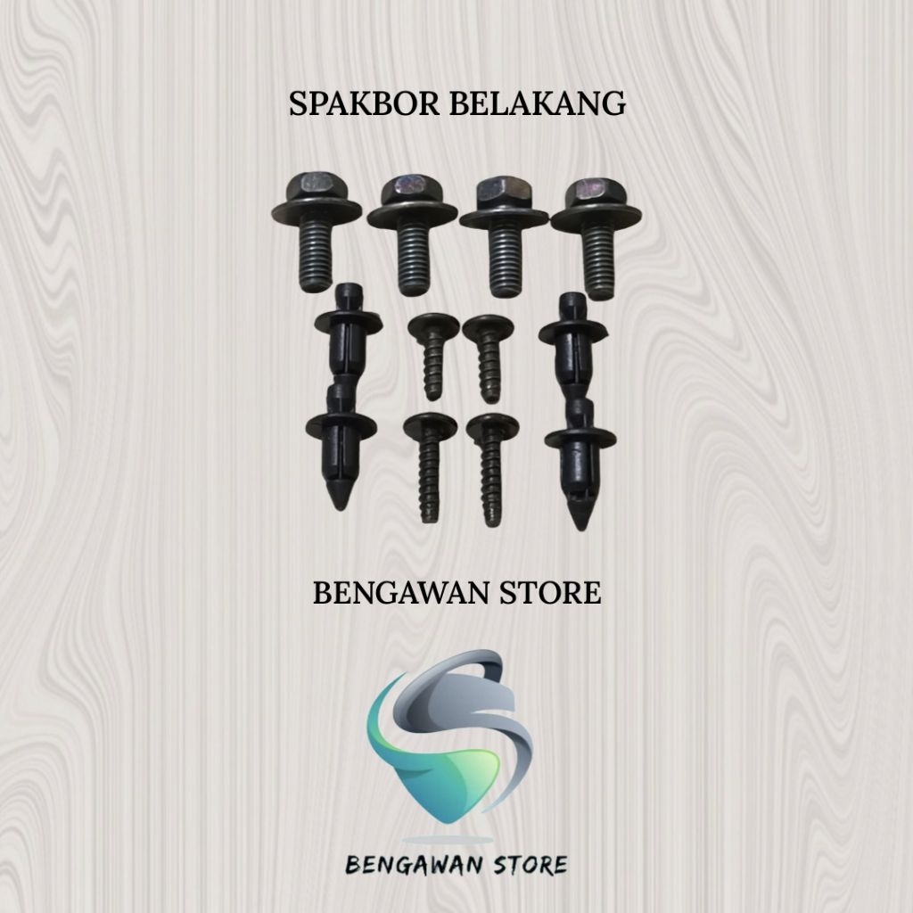 Baut Fullset Cover Bodi Body Spakbor Belakang Honda New Scoopy 110 Prestige Stylist