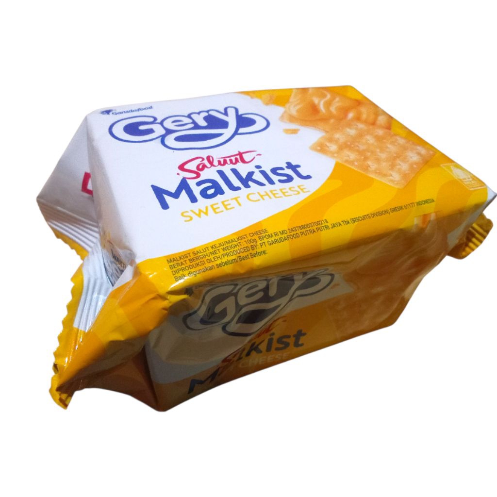 Biskuit Renyah Enak Gery Malkist Rasa Keju 1 kotak 70 gr