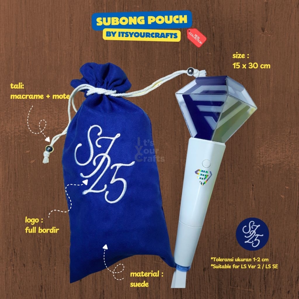 [READY STOCK] SUPER JUNIOR LIGHTSTICK POUCH | Fanlight Pouch Super Junior | Itsyourcrafts