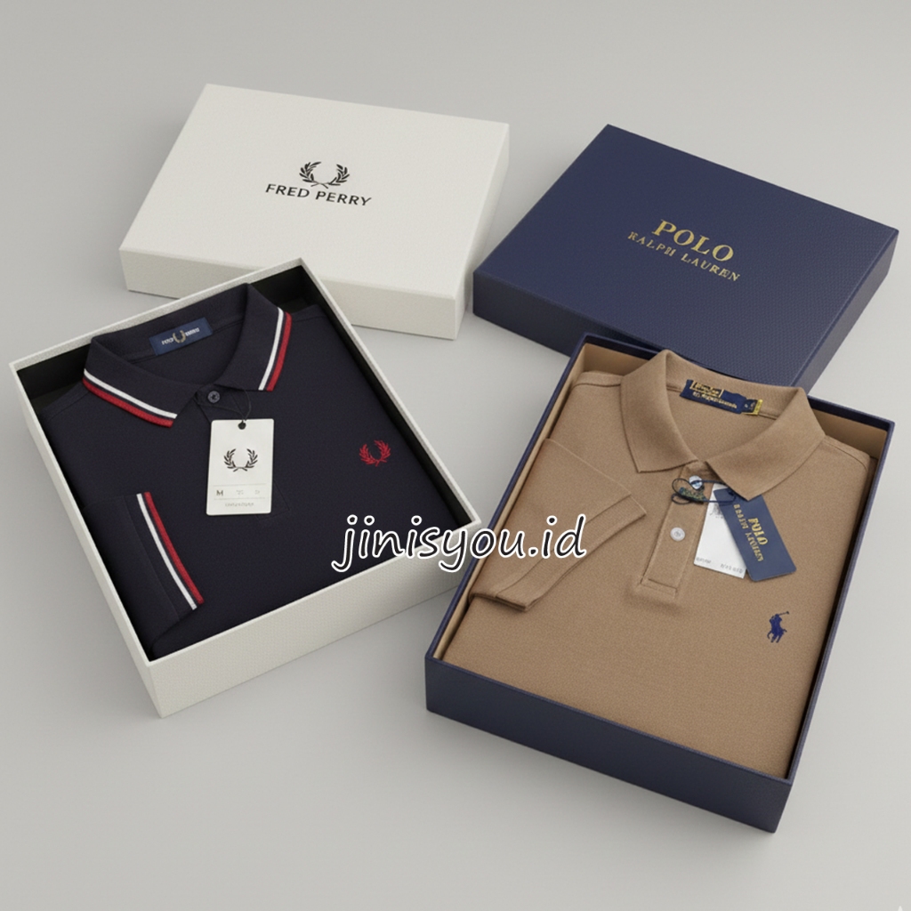 Polo Shirt Pria / Kaos Kerah Pria Polo Premium HQ / Kaos Polo Kerah Pria Branded