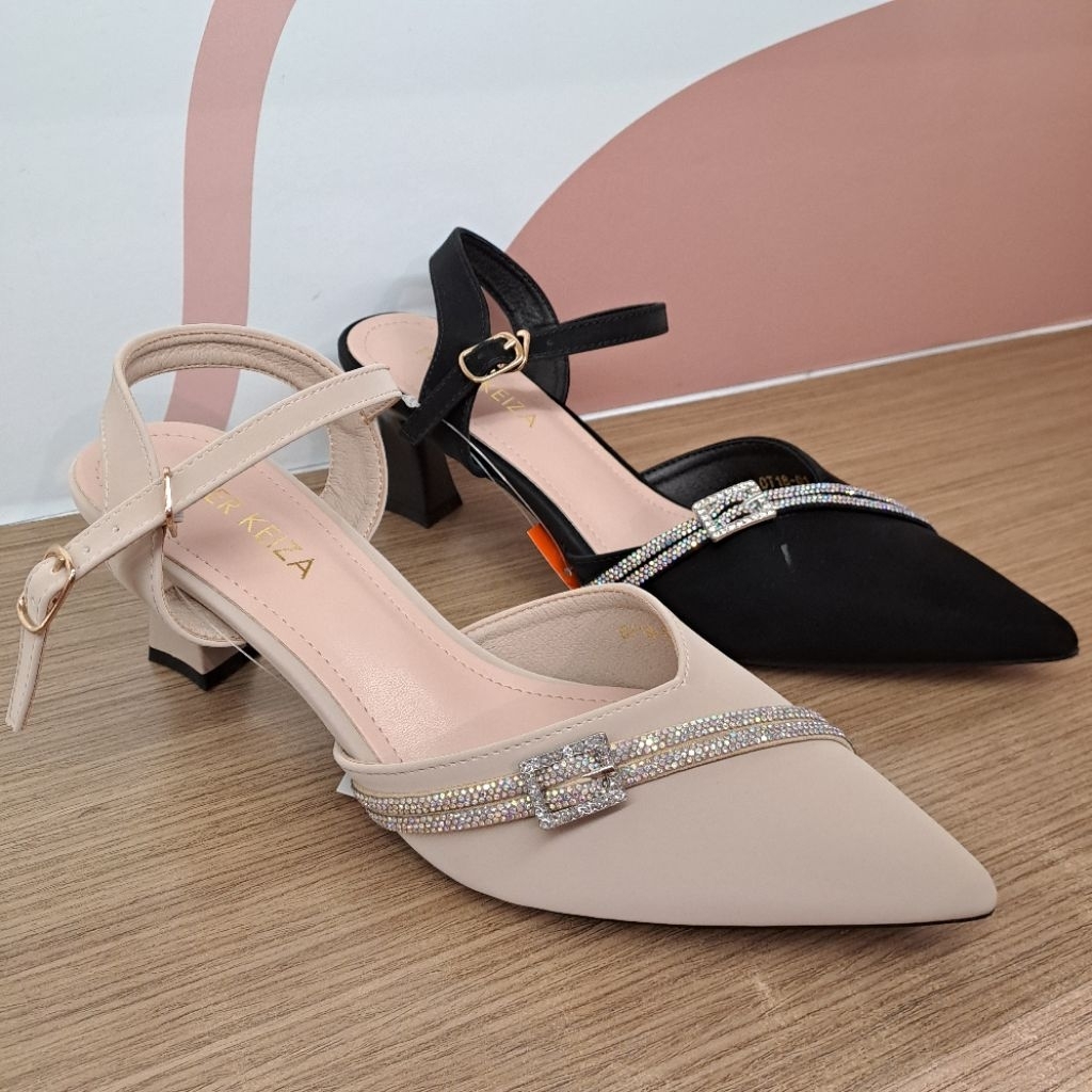 sepatu pesta wanita peter keiza heels 6 cm
